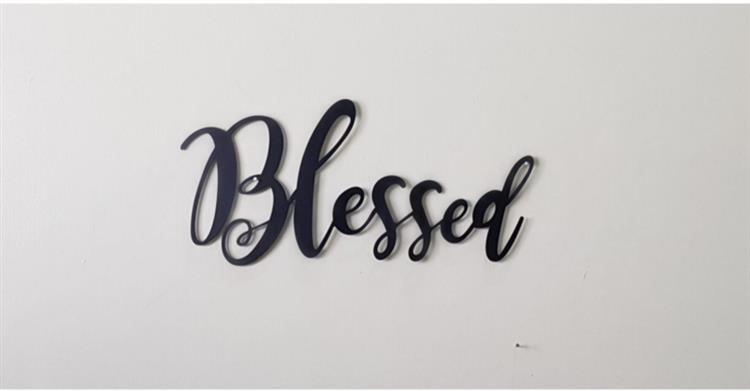 Blessed Laser wall art